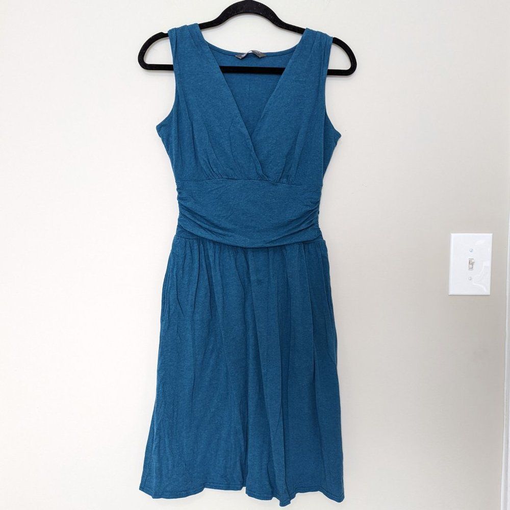The North Face Teal Blue Stretchy Jersey Knit Dress